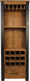 HSM Collection Wijnkast Atlanta - rustiek oud teak/metaal