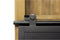 HSM Collection-Wijnkast Blackburn-84x40x177-Naturel/Zwart-Teak/Metaal