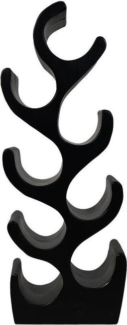 HSM Collection - Wijnrek 9 flessen - 27*20*72cm - Zwart Munggur