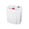 HSM Pure 120 paper shredder 55 dB 3.9 mm Anthracite, White