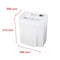 HSM Pure 120 paper shredder 55 dB 3.9 mm Anthracite, White