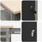 vidaXL - Werkbank - met - Vergrendelbare - Deur - Zwart - 100x55x85 - cm - Staal