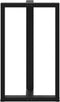 vidaXL - Bartafelpoten - 2 - st - T-vormig - 60x35x(100-101) - cm - staal - zwart