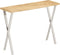 vidaXL Wandtafel met natuurlijke rand 105x33x76 cm massief mangohout