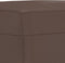 vidaXL Voetenbank - 70x55x41 cm - Kunstleer - Bruin