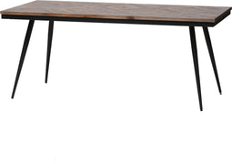 BePureHome Rhombic Eettafel - Hout/Metaal - Naturel - 76x180x90