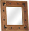 vidaXL - Spiegel - 50x50 - cm - massief - acaciahout