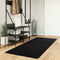 vidaXL - Vloerkleed - OVIEDO - laagpolig - 80x200 - cm - zwart