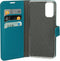 Mobiparts Galaxy S20 4G/5G - Wallet Case - Saffiano motief - Turquoise