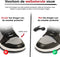 JUST23 Sneaker Crease Protector - Anti Kreuk - Zwart - Maat 41-45 (L) (2 stuks)