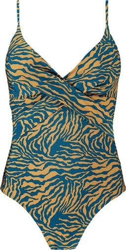 Barts Kalae Shaping One Piece - Dames Badpak - Verstelbare schouderbandjes V-hals - Sun