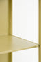 Mica Decorations Clifton Opbergkast met Deuren - L38 x B35 x H90 cm - Metaal - Beige