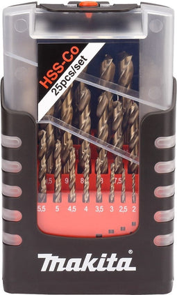 HSS-Co Borenset 25-Delig metaal - D-50479