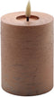 led kaars rustic copper 10x7,5cm