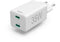 Hama Snellader 35W (00201694) - Oplader - 2x USB-C - Power Delivery 3.0 en Quick Charge 3.0 - Wit