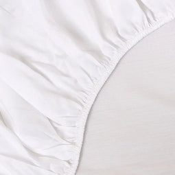 Sjumo Tencel Sateen - Splittopper Hoeslaken - Ademend Bacteriewerend - 200x210 cm - Fresh White