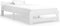 vidaXL - Bedframe - massief - grenenhout - wit - 90x200 - cm