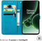 iMoshion Hoesje Geschikt voor OnePlus Nord 3 Hoesje Met Pasjeshouder - iMoshion Mandala Bookcase - Turquoise