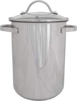 Cosy & Trendy - aspergepan - kookpot met deksel - RVS - diameter 16cm x H21cm
