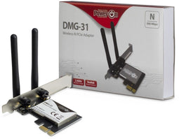 Inter-Tech DMG-31 - Netwerkadapter - 802.11a/b/g/n - 300Mbps (2,4GHz)