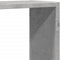 vidaXL - Wandschap - 129x18x42 - cm - bewerkt - hout - betongrijs
