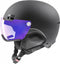 Uvex HLMT 500 Vario - Skihelm met vizier - Hardshell technologie - Zwart