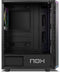 Nox NXINFTYGAMMA - ATX Midi-Tower - Gehard glas - Zwart