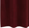 vidaXL - Zwarte - Outdoorgordijnen - met - Oogjes - 2 - stuks - Bordeauxrood - Velours