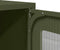 vidaXL - Hoge - kast - 68x39x123 - cm - staal - olijfgroen