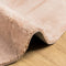 vidaXL - Vloerkleed - HUARTE - laagpolig - zacht - wasbaar - Ø - 120 - cm - roze
