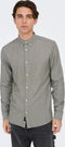 ONLY & SONS ONSTAR SLIM MELANGE BTN DOWN LS SHIRT - Casual overhemd - Lange mouwen - Maat XXL