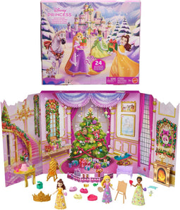 Disney Prinses Adventskalender - Speelgoed - 24 verrassingen met poppen en accessoires (3 stuks)