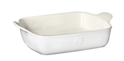 Emile Henry - Rechthoekige Ovenschaal - 41,5 x 26 cm 3,8 l - Wit