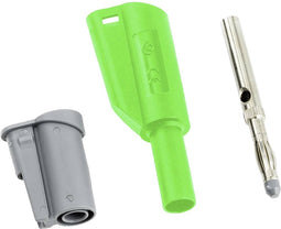HT Instruments 1003062 1066-IECV Verlenging Verlengstukaansluiting 4 mm, groen 1 stuk(s)