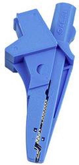 HT Instruments 5004-IECB Banaanstekker Bananenbus, Bus 4 mm, Steekaansluiting 4 mm, Krokodilklem CAT III 1000 V Blauw 1