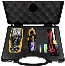 HT Instruments e-KIT Multimeter, Stroomtang Digitaal CAT III 600 V Weergave (counts): 4000