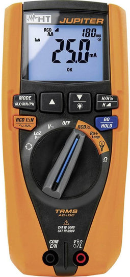 HT Instruments JUPITER Multimeter, RCD-tester Kalibratie (ISO) Digitaal CAT IV 600 V, CAT III 690 V Weergave (counts):