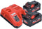 Milwaukee M18 FHSAG125XPDB-552X Accu Haakse Slijper 125mm met peddelschakelaar 18V 5.5Ah Li-Ion M18 FUEL™ in HD-Box - 4933471080