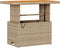 vidaXL - 3-delige - tuinset - met - kussens - in - beige - poly - rattan - en - acacia