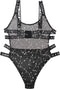 Body Met Zodiac Print - Zwart/Metallic