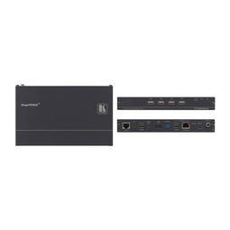 Kramer TP-590RXR - Receiver - HDBaseT 2.0 HDMI 4K Audio RS232 IR USB Out - 100 watt