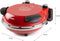 DOMO DO9284PZ - Pizza Oven - Keramische Steen Ø 32 cm - 400°C in 5 minuten - Rood