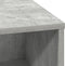 vidaXL - Dressoir - met - LED - Beton - Grijs - 71x34,5x75 - cm - Geperst - Hout