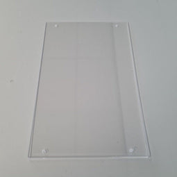 Acryl U-houder A4 met 4 gaten
