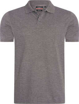 Pierre Cardin Classic Polo - Herenpolo - 100% katoen - Donkergrijs - Maat L