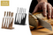 Pan Cook - 5-delige messenset - Ergonomische grip - Houten en RVS varianten