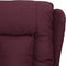 vidaXL Fauteuil verstelbaar stof paars