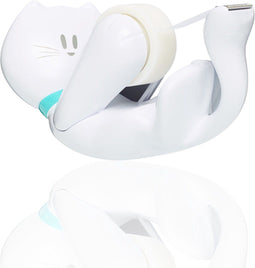Scotch® Tape Dispenser Design Cat, Wit + 1 Rol Scotch® Magic™ Tape 19mm x 8.89m