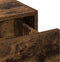 vidaXL - Wandhangende - Kaptafel - Gerookt - Eiken - 83x40x70 - cm