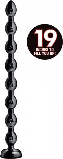 Hosed Beaded Anal Snake Anaaldildo - 47.5 cm